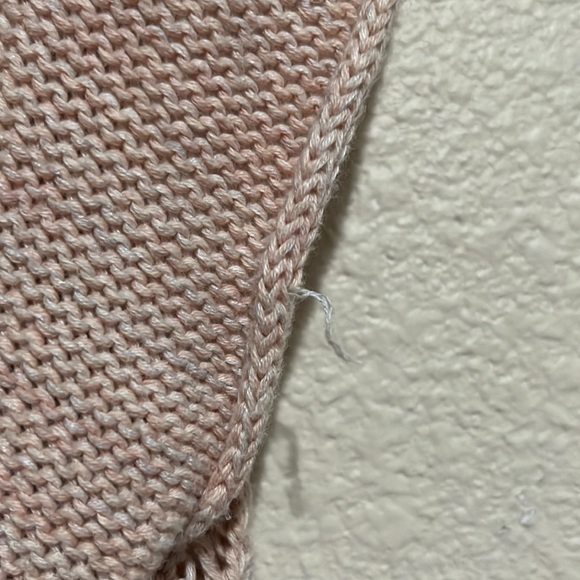 American Rag Short Sleeve Cardigan - Light Pink - Size S/M - 100% Cotton - Picture 6 of 8